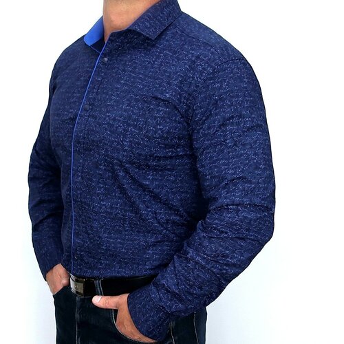 фото Рубашка bossado, размер m, синий