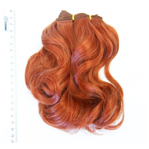 Набор для изготовления игрушки Модное Хобби Треcсы искусственные 1 м/уп. синтетика 4.1-В Медный локон 32281632072