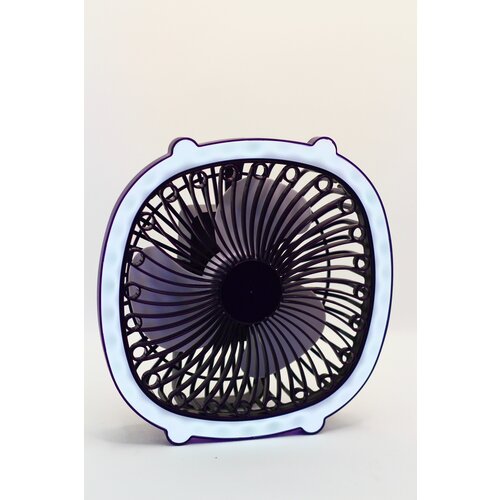 Вентилятор с подстветкой Настольный вентилятор SAV Вентилятор для дома фиолетовый 115000₽