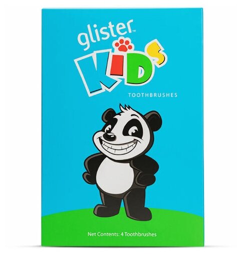 Набор мягкие зубные щетки для детей GLISTER KIDS 4 шт. Amway