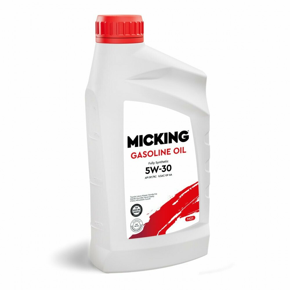 Моторное масло Micking Gasoline Oil MG1 5W-30 API SP/RC, 1л.