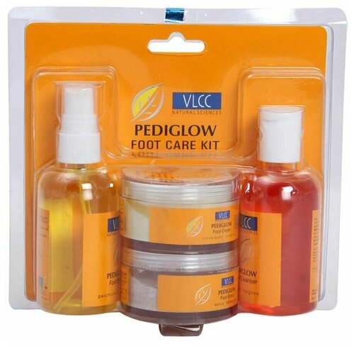 VLCC Pedi Glow Foot Care Kit (Combo Of 4) Набор для ухода за ногами (комбинация из 4 штук)