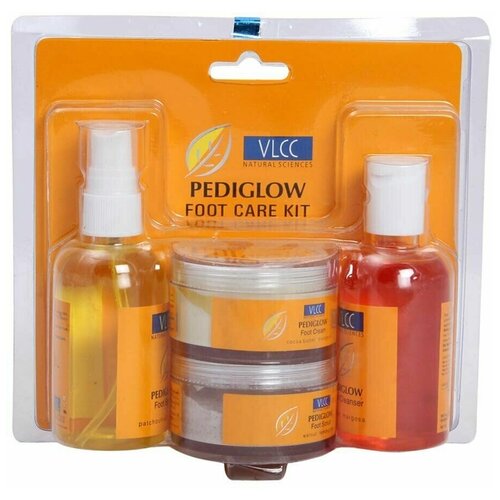 VLCC Pedi Glow Foot Care Kit (Combo Of 4) Набор для ухода за ногами (комбинация из 4 штук)