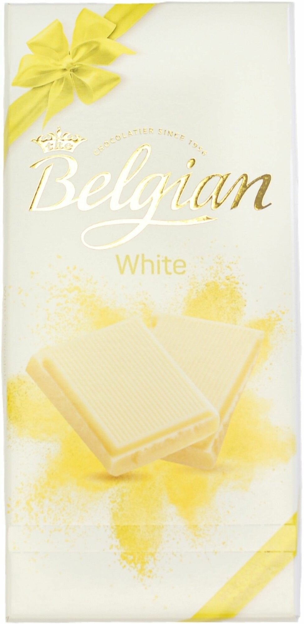 Бельгийский плиточный шоколад The Belgian White 100 г 1 шт - фотография № 2