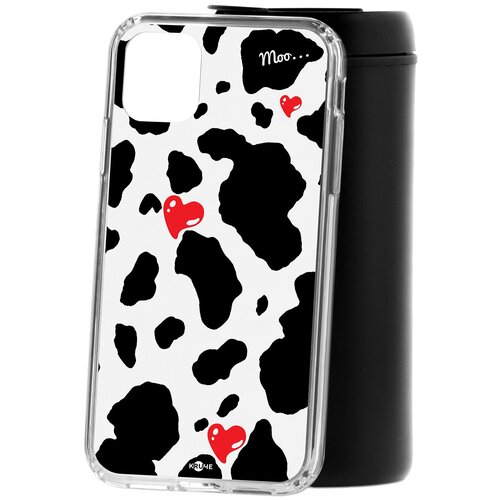 фото Чехол на айфон 11 kruche print корова кruче
