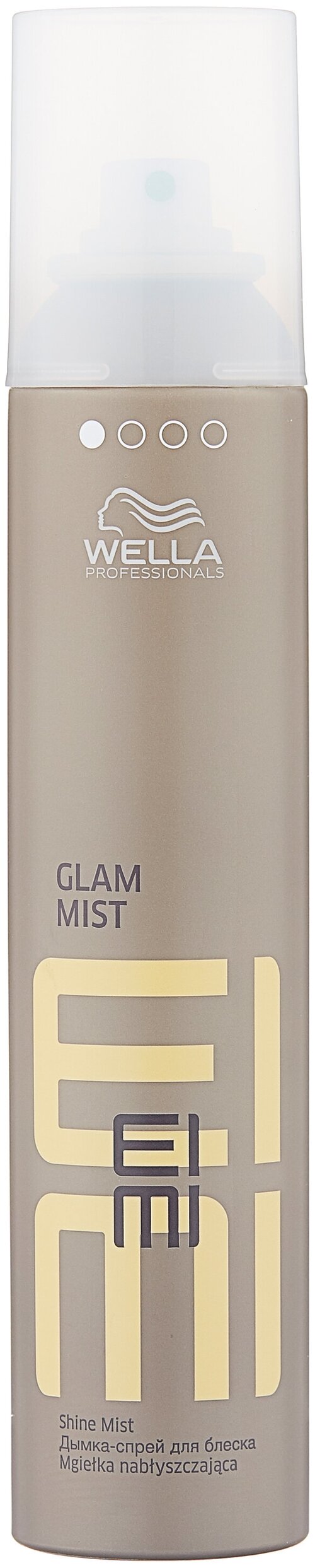 Wella Professionals Спрей-блеск для волос Eimi Glam mist, слабая фиксация, 200 г, 200 мл