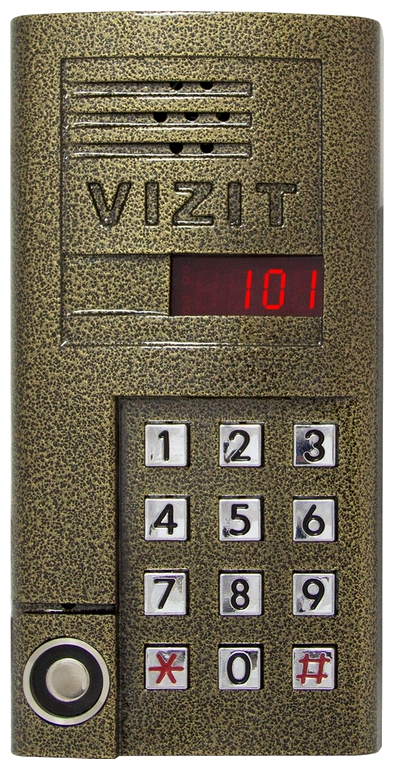 Блок вызова БВД-SM101T аудио накладной ТМ Vizit