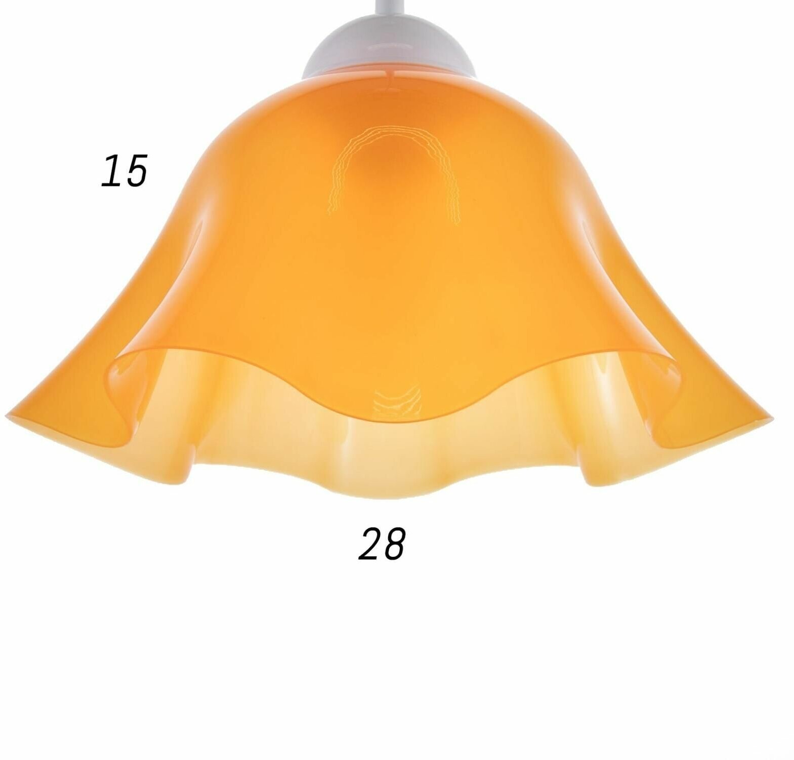 Светильник "Симпл" 1x40Вт E27 оранжевый - фотография № 5