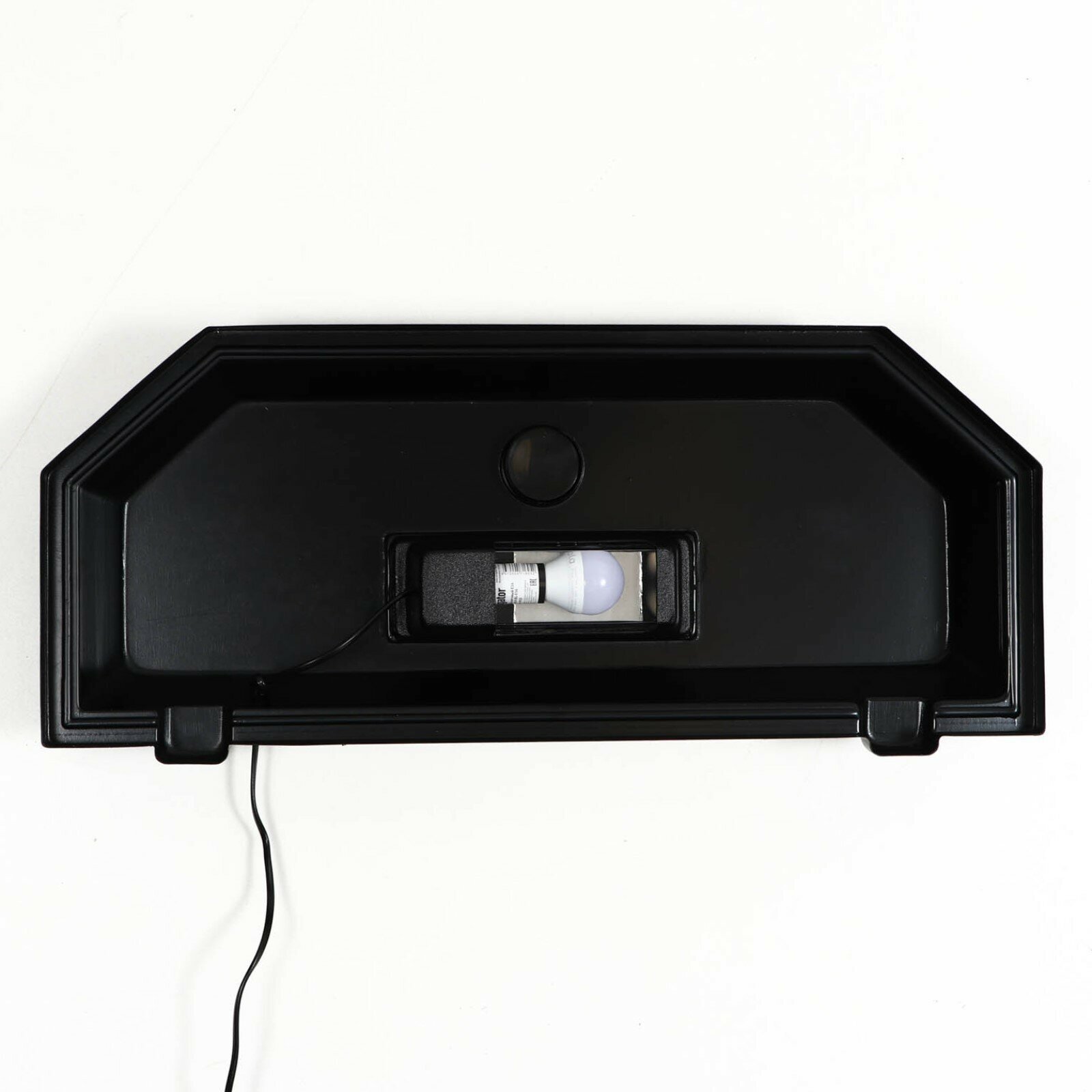 Аквариум панорамный с крышкой, 60 литров, 64 х 26 х 36/41 см, чёрный - фотография № 7