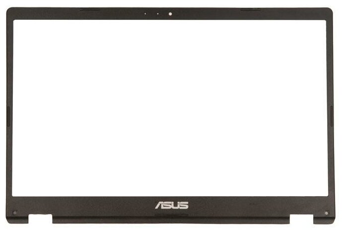 Рамка экрана (рамка крышки матрицы, LCD Bezel) для ноутбука Asus E410 черная, пластиковая. С разбора.