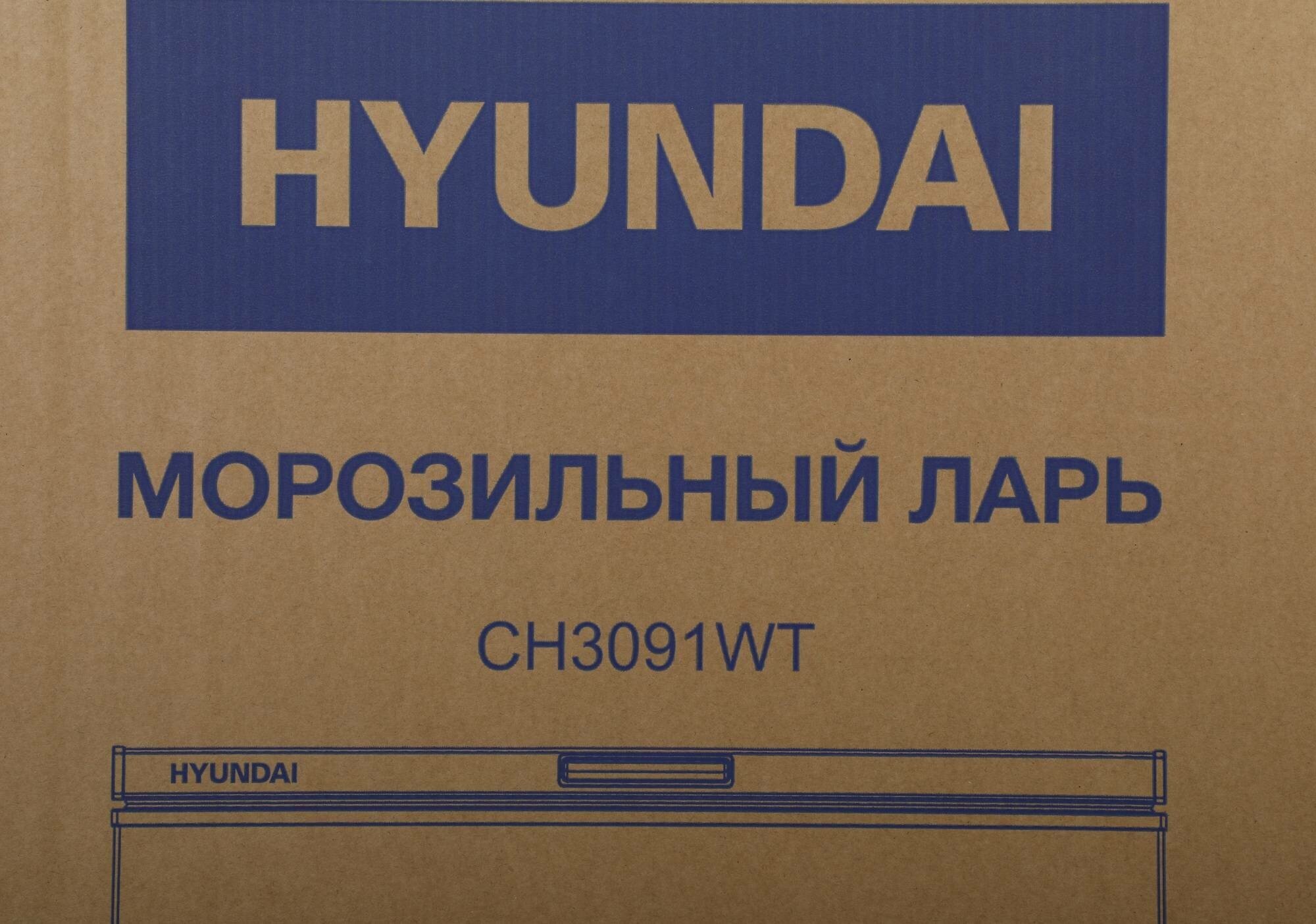 Морозильный ларь Hyundai CH3091WT - фото №12