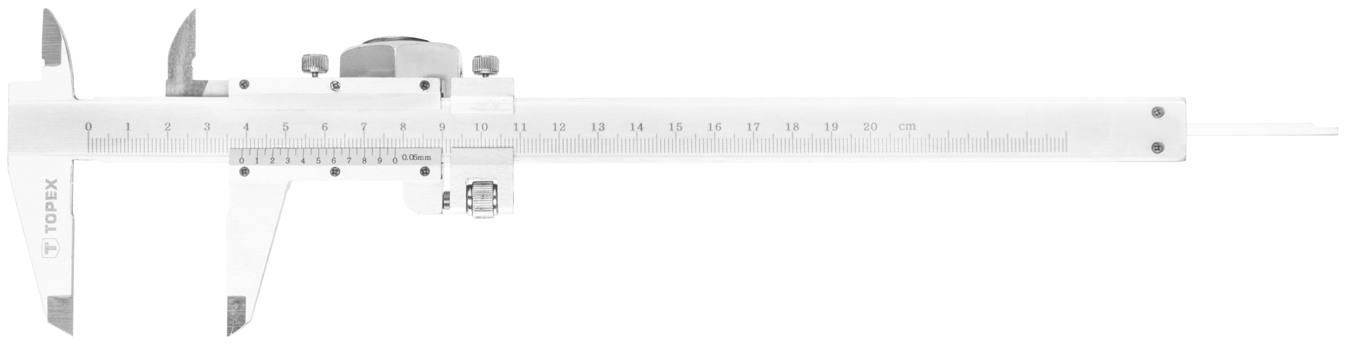 Нониусный штангенциркуль TOPEX 31C616 200 мм, 0.05 мм