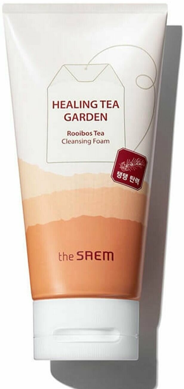 The Saem Пенка для умывания с экстрактом чая ройбуш Healing Tea Garden Rooibos Tea Cleansing Foam 150мл