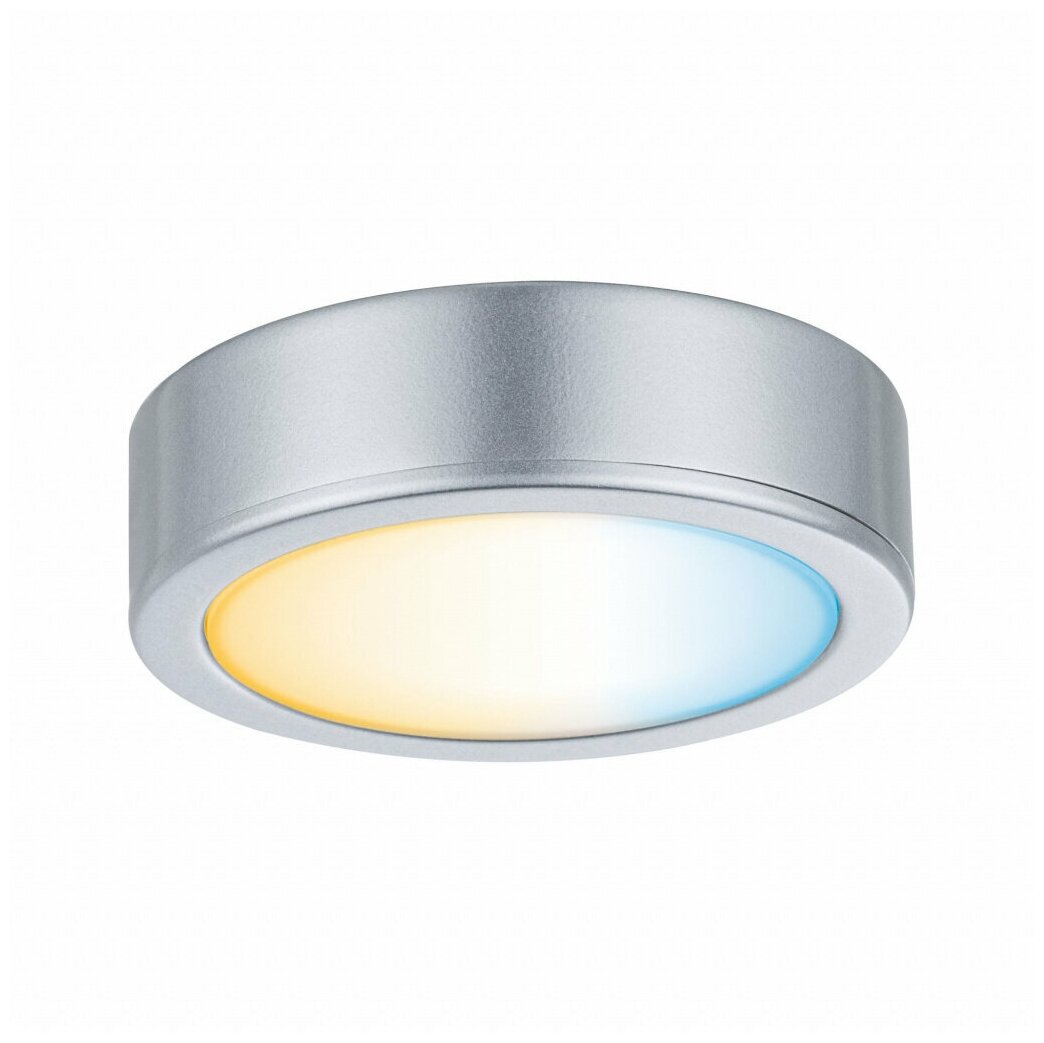 Мебельный накладной светильник Paulmann Clever Connect Disc LED 2Вт 2700-6500K 12В Хром матов 99953