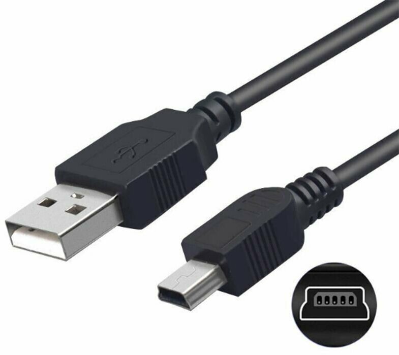 Кабель питания USB на Мини USB 45CM