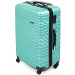 Пластиковый чемодан FREEDOM NEW, цвет Бирюзовый, Размер M - изображение