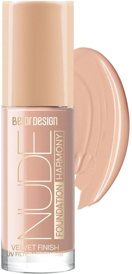 Тональный крем Nude Harmony, BelorDesign (204 natural)