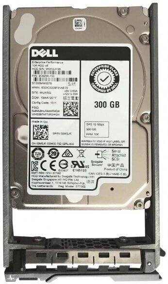 Жесткий диск Dell 02M5JK 300Gb SAS 2.5" HDD