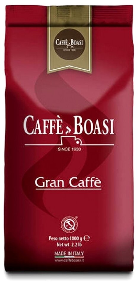 Кофе в зернах Boasi Gran Caffe 1кг - фотография № 1