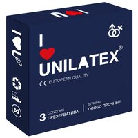 Unilatex / Презервативы Unilatex Extra Strong 3 шт, Особопрочные.