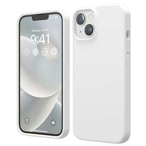 Чехол Elago Soft Silicone для iPhone 14, белый