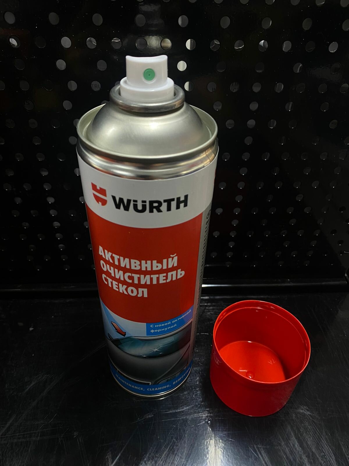 Спрей очиститель для стекла Wurth AKTIV (089025 053) 500мл