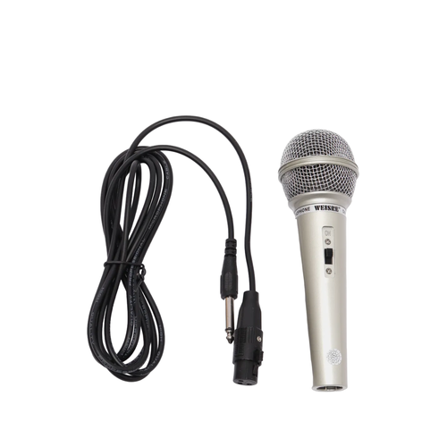 Динамический микрофон проводной профессиональный микрофон для караоке конференций подкастов концертный серый 99000₽