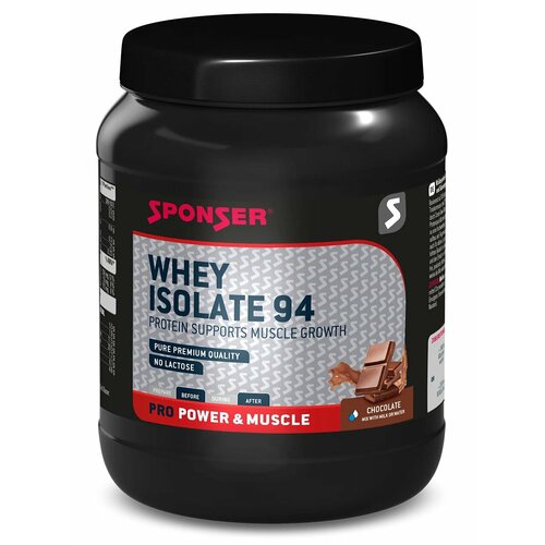 фото Изолят протеина sponser whey isolate 94 cfm 425 г, шоколад