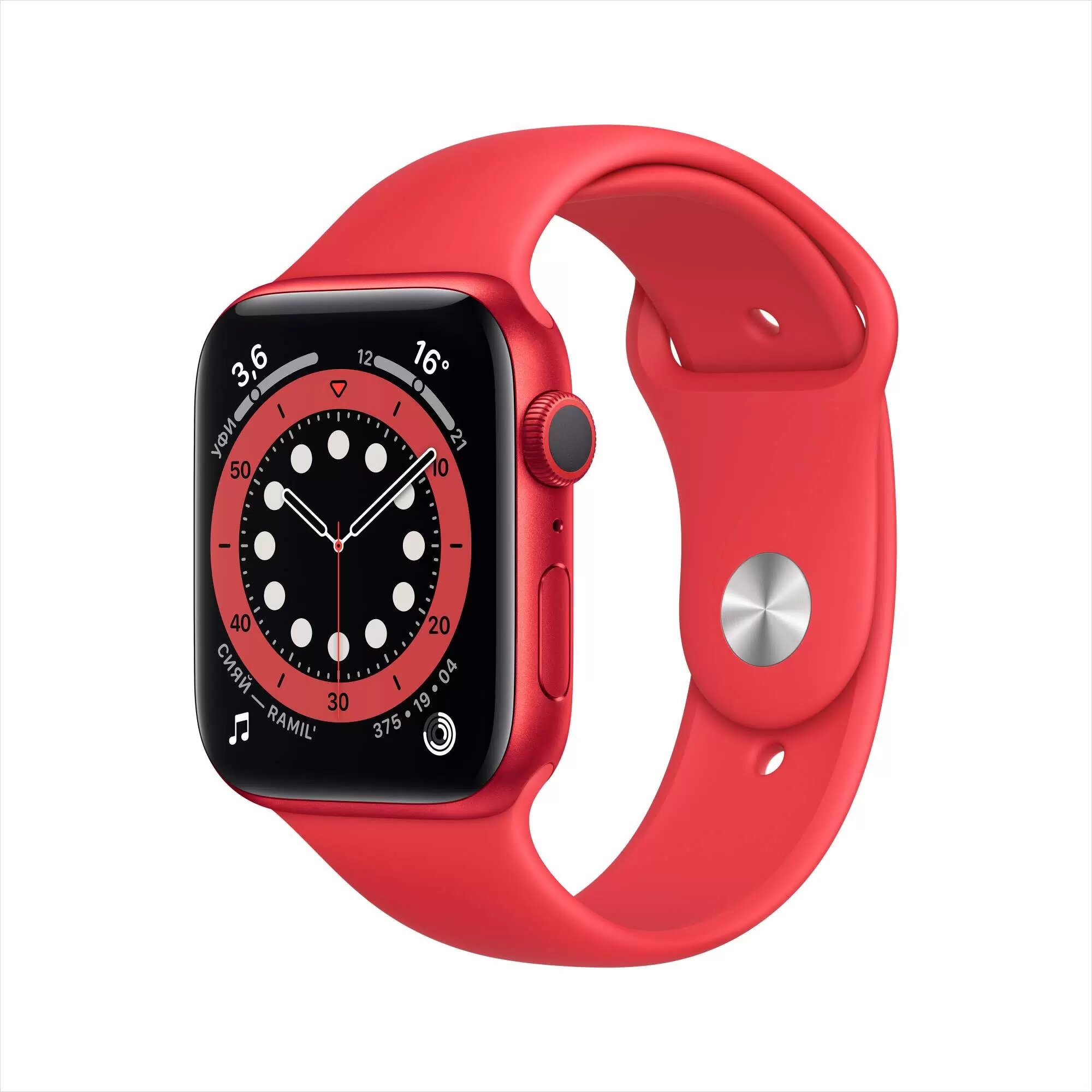 Apple Watch Series 6 40 мм Aluminium Case GPS RU Красные