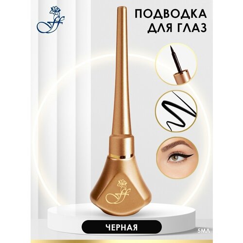 FFleur Подводка для глаз E 508 Perfect Eyeliner, оттенок черный