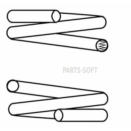 CS GERMANY 14319595 Пружина зад MERCEDES C-class Coupe 180-320 CLC CL203 180-350 CLK C208 Cabrio A208 200-230Komp 2996₽