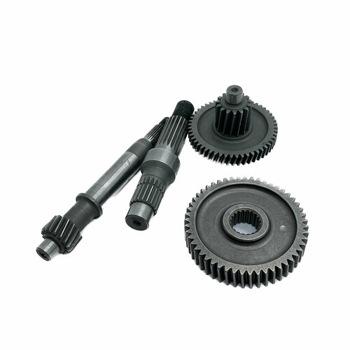 Шестерни редуктора редуктор в сборе с валами 139QMB 50cc корот вал 2448₽