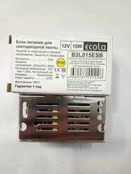 Ecola LED strip Power Supply 15W 220V-12V IP20 блок питания для светодиодной ленты