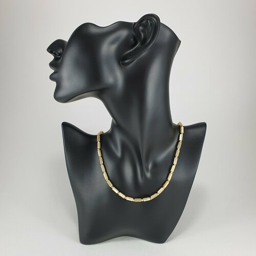 Колье Жемчужина Юга, гематит, перламутр, длина 45 см, бежевый