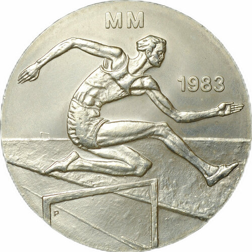 Монета 50 марок 1983 Первый чемпионат мира по легкой атлетике Финляндия банкнота номиналом 5 марок 1963 года финляндия