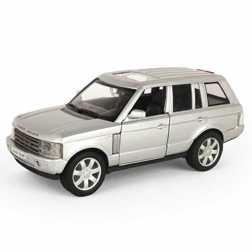 Машинка WELLY 1:33 Range Rover Серебряный пруж. мех. машинка welly 1 33 range rover серебряный пруж мех