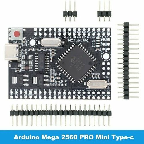 Контроллер Arduino Mega 2560 Pro Mini разьем Type-C CH340G/ATmega2560 (без USB провода)