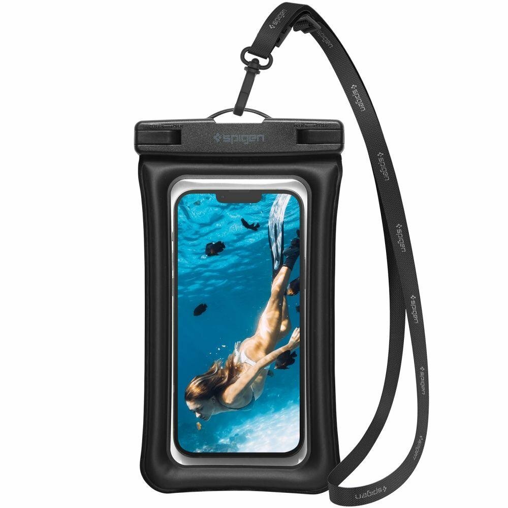 Водонепроницаемый универсальный чехол SPIGEN - A610 Waterproof - Черный - 1 шт - AMP04529