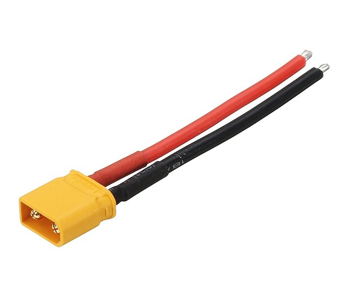 Разъем Amass XT30U (male) на проводе 10cm 16AWG AIII-C-056