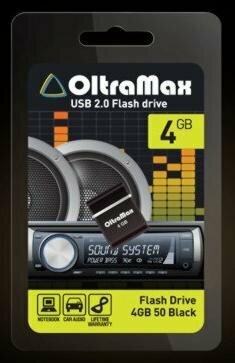 USB флэш-накопитель (OLTRAMAX 4GB 50 черный [OM004GB-mini-50-B])