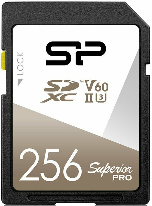 Карта памяти 256Gb SD Silicon Power Superior Pro (SP256GBSDXJV6V10)