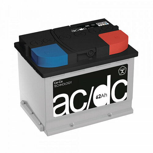 Аккумулятор автомобильный ACDC L2 62Ah 550A 242x175x175 LB2 242x175x190 6400₽
