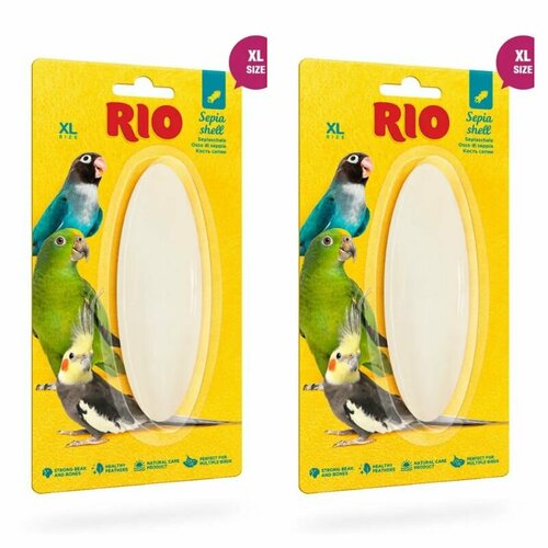 RIO Sepia shell XL кость сепии для средних и крупных попугаев ,25 г,2шт рио рио кость сепии панцирь каракатицы m