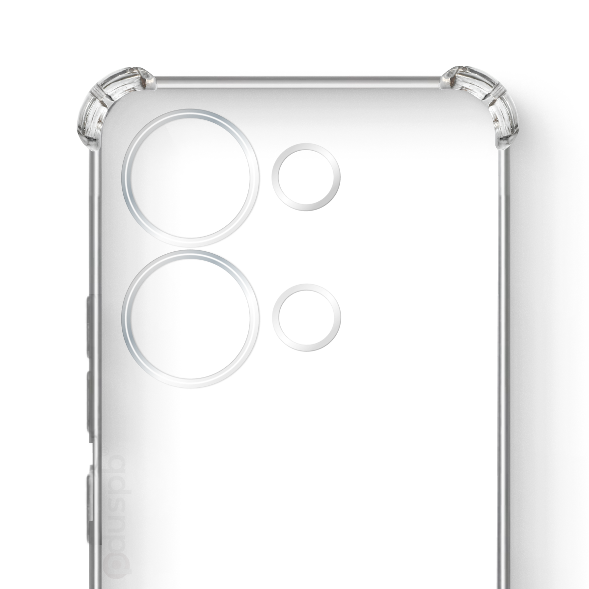 Прозрачный чехол №03 на Redmi Note 13 Pro 4G / Редми Нот 13 про 4G противоударный силиконовый клип-кейс с защитой камеры и углов для Xiaomi Ксиоми Сяоми
