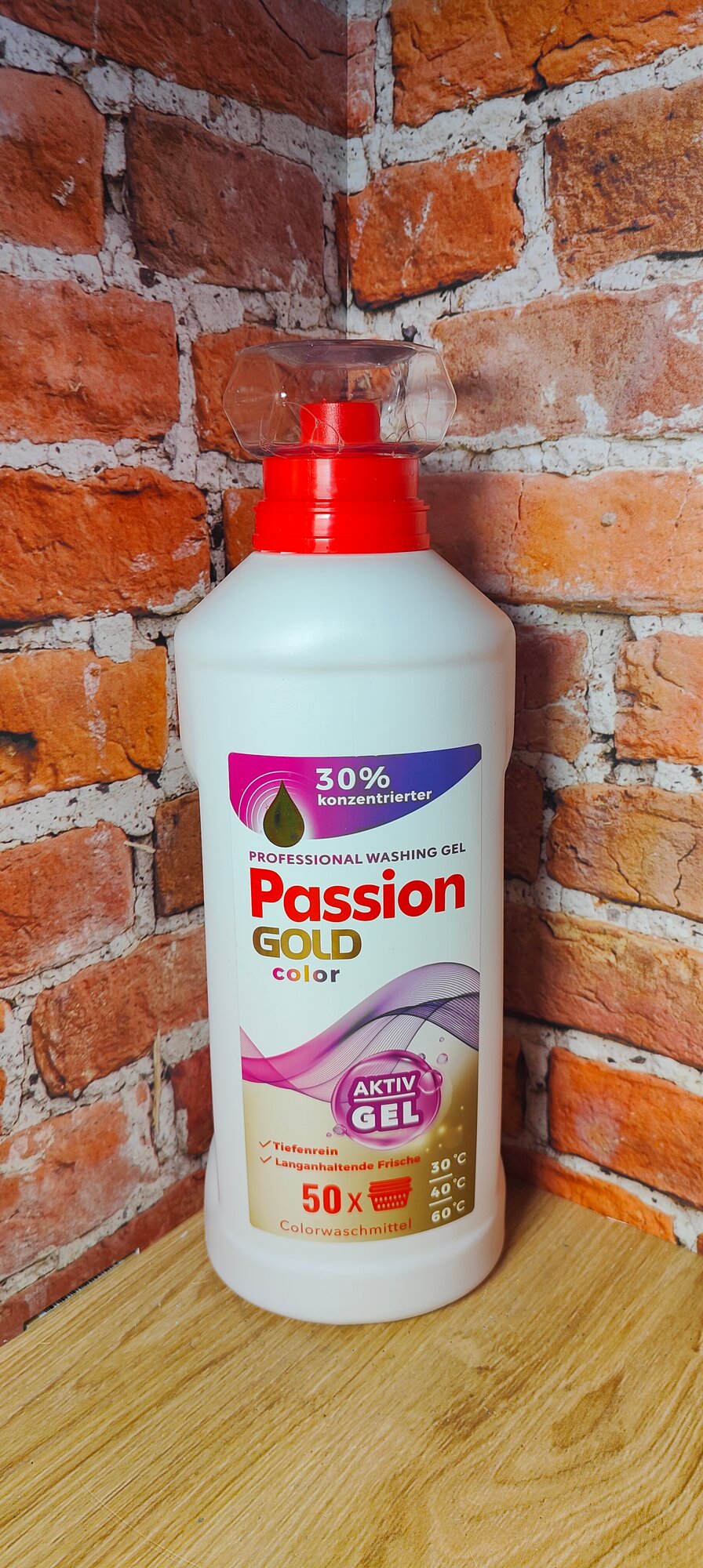 Passion Gold 3 in 1 Color Гель для стирки цветных тканей 2 л на 50 стирок