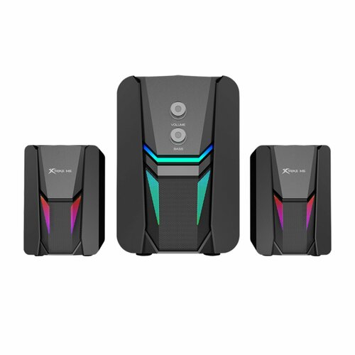 Компьютерные колонки SK-612 2х3 Вт 5 Вт USB подсветка чёрные 407300₽