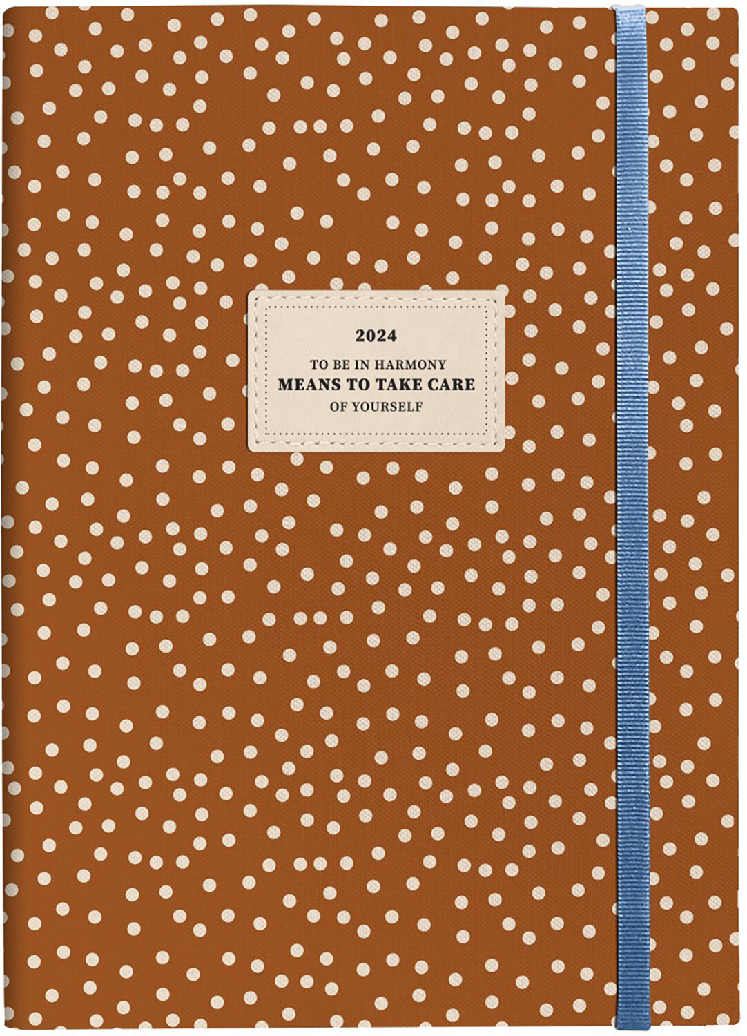 Ежедневник датированный на 2024 год Care, коричневый, А5, 176 листов