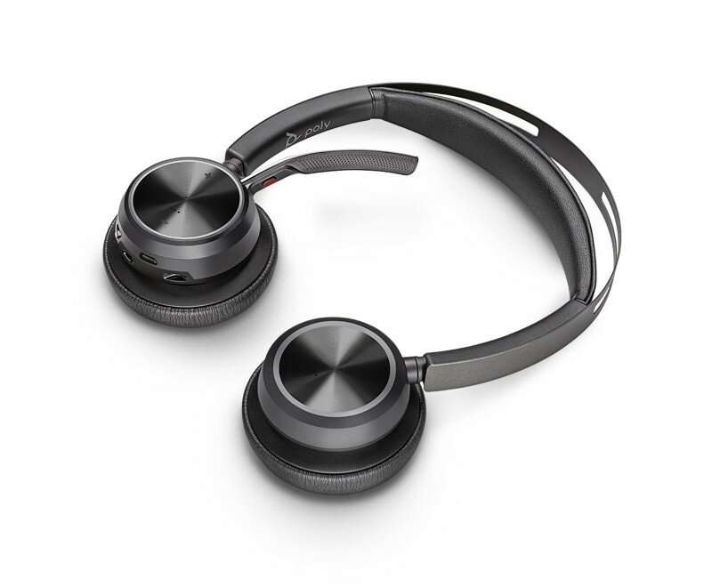 Poly Voyager Focus 2 UC беспроводная гарнитура для ПК и моб. тел (Bluetooth, USB-C) ( 214432-01 ) — фото 1