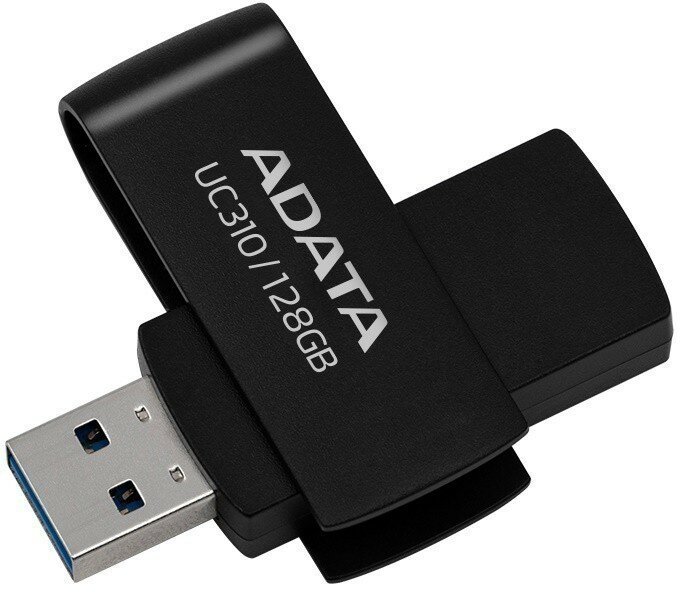 USB Flash накопитель 128Gb ADATA UC310 Black (UC310-128G-RBK)