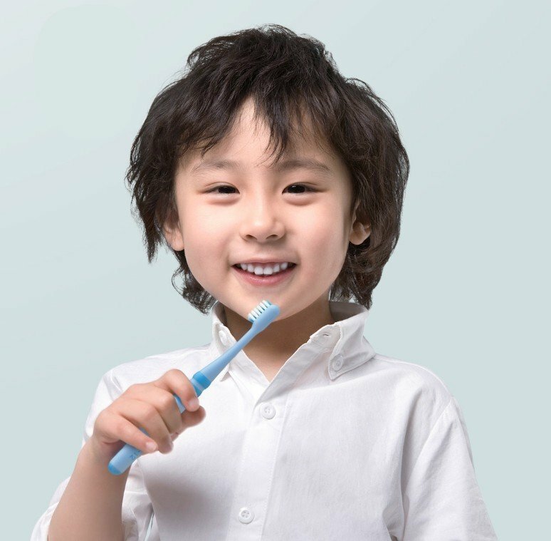 Комплект детских зубных щеток Xiaomi Dr. Bei Toothbrush (2 шт) - Pink - фото №11